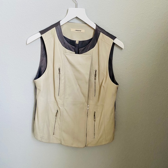 J Brand Leather Vest - Picture 5 of 7